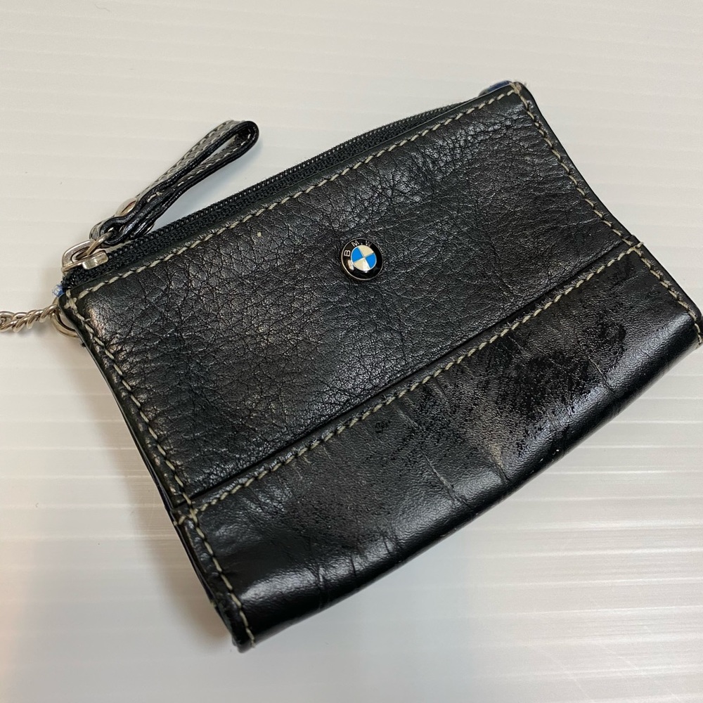BMW Black Leather Wallet